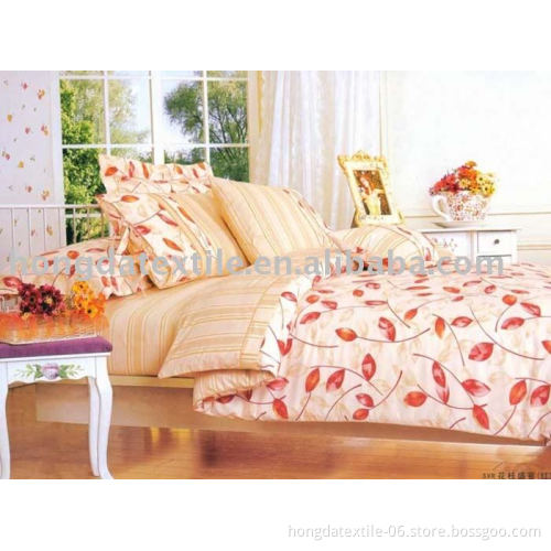 6pcs printed cotton home bedding set